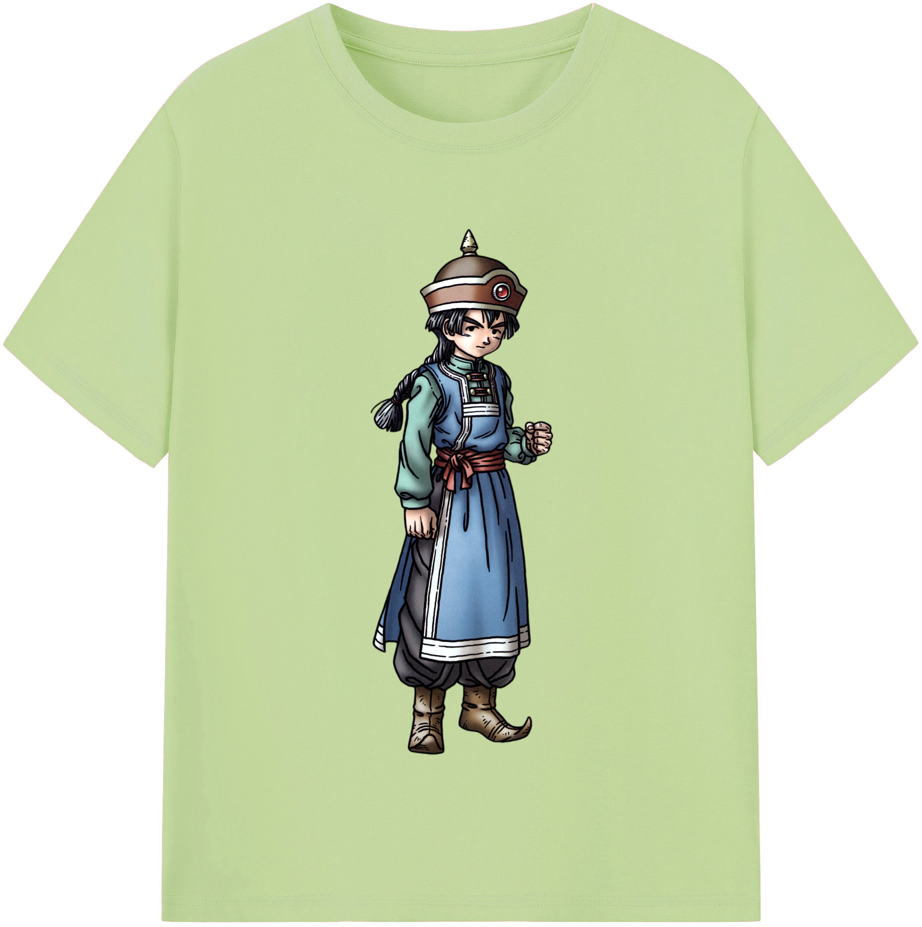 （画像用） ドラゴンクエスト Doragon Kuesuto Dragon Quest 綿100％半袖Tシャツ（フロントプリント）